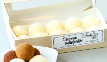 Конфеты сырные в кокосе